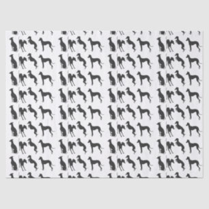 Italian Greyhound Silhouettes Tissue Paper