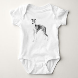 Italian Greyhound Style Baby Bodysuit