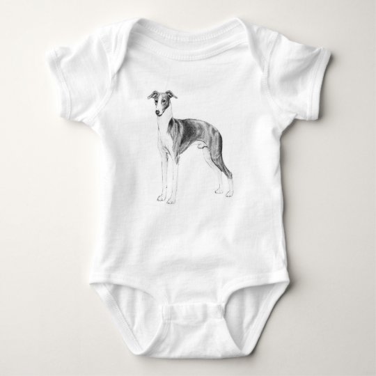 Italian Greyhound Style Baby Bodysuit