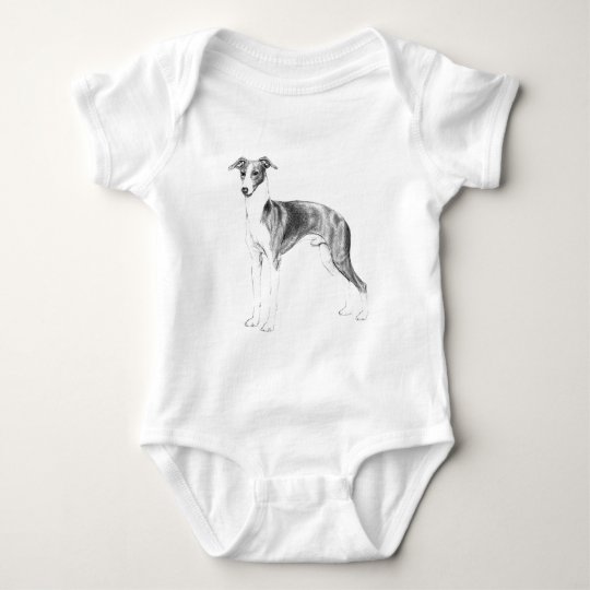 Italian Greyhound Style Baby Bodysuit