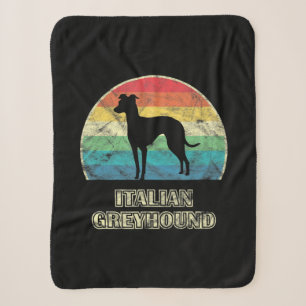 italian greyhound  style dog sherpa blanket