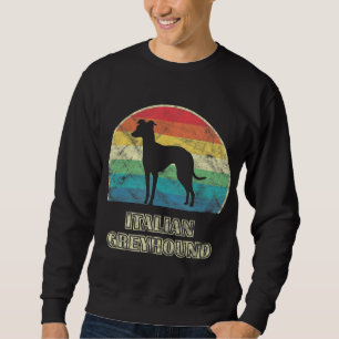 italian greyhound style dog sweatshirt
