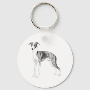 Italian Greyhound Style Key Ring