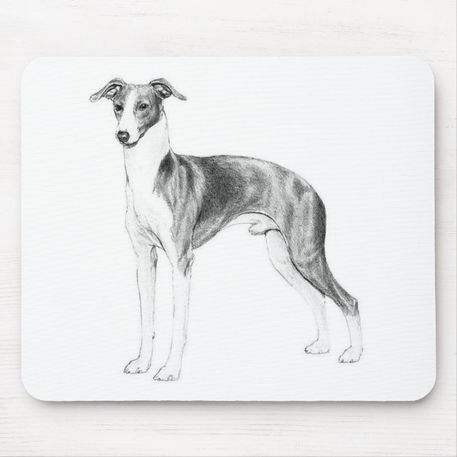 Italian Greyhound Style Mouse Pad (Front)
