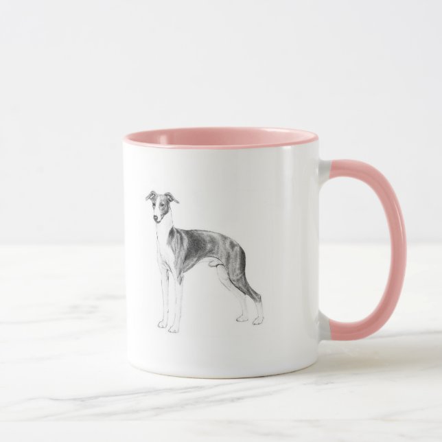Italian Greyhound Style Mug (Right)