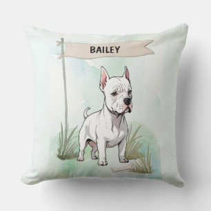  Italian Greyhound Watercolor Personalised Dog Cushion