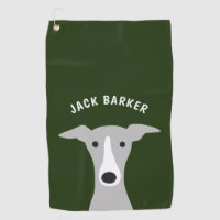 Italian Greyhound Whippet Dog with Custom Name