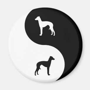 Italian Greyhound Yin Yang Magnet