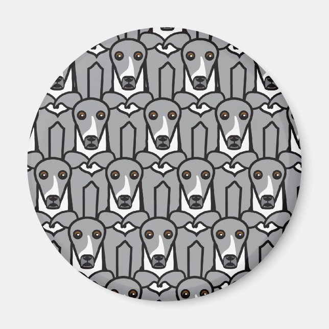 Italian Greyhounds Magnet (Front)