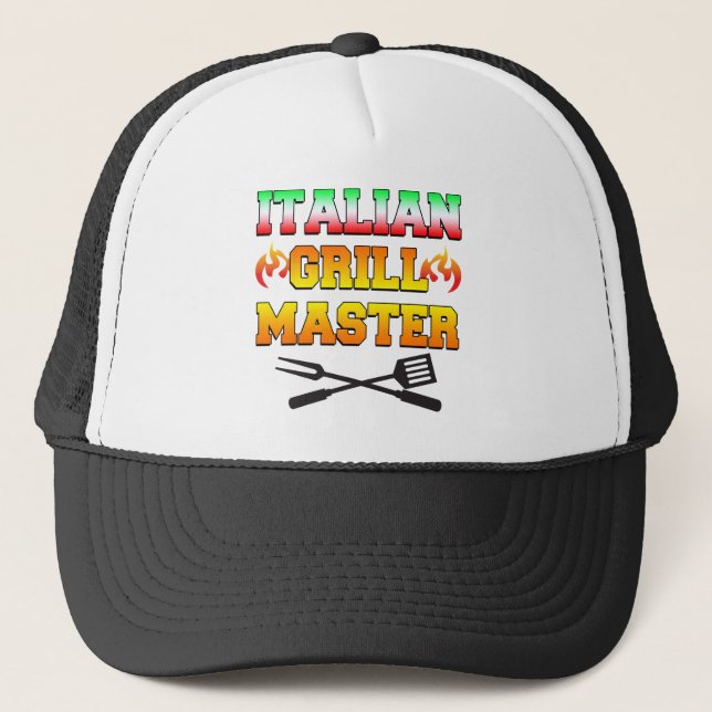 Italian Grill Master Trucker Hat (Front)