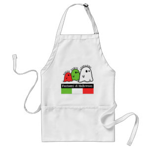 Italian Halloween Ghosts, Fantasmi di Halloween Standard Apron