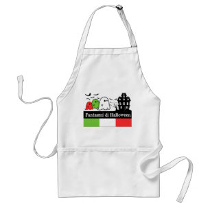 Italian Halloween Ghosts, Fantasmi di Halloween Standard Apron