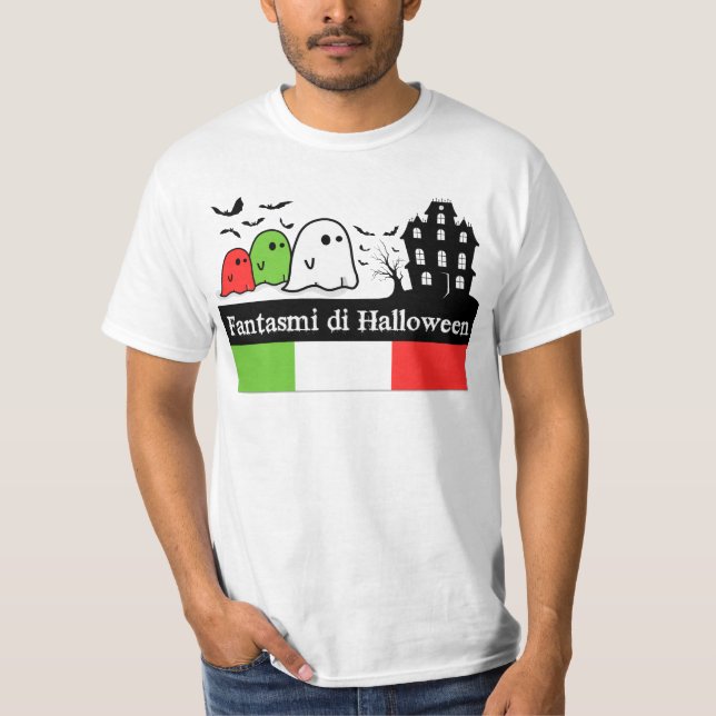 Italian Halloween Ghosts, Fantasmi di Halloween T-Shirt (Front)