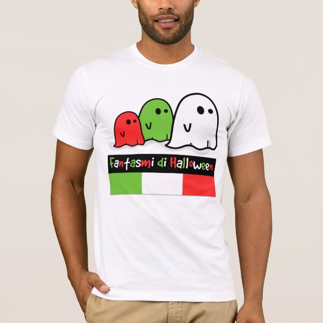 Italian Halloween Ghosts, Fantasmi di Halloween T-Shirt (Front)