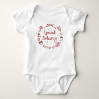 Italian Hand Drawn Special Delivery Baby Shower