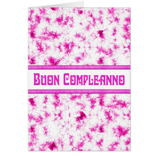 Italian Happy Birthday-Buon Compleanno -Cherry Card