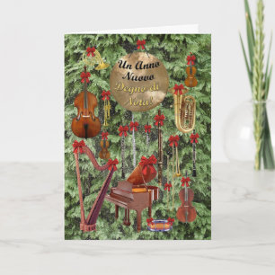 Italian Happy New Year Holiday Card