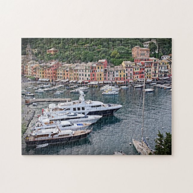 Italian Harbour Village - Portofino Puzzle (Horizontal)