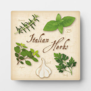 Italian Herbs Plaque