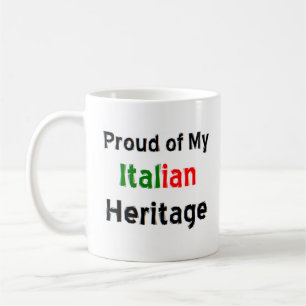 italian heritage coffee mug