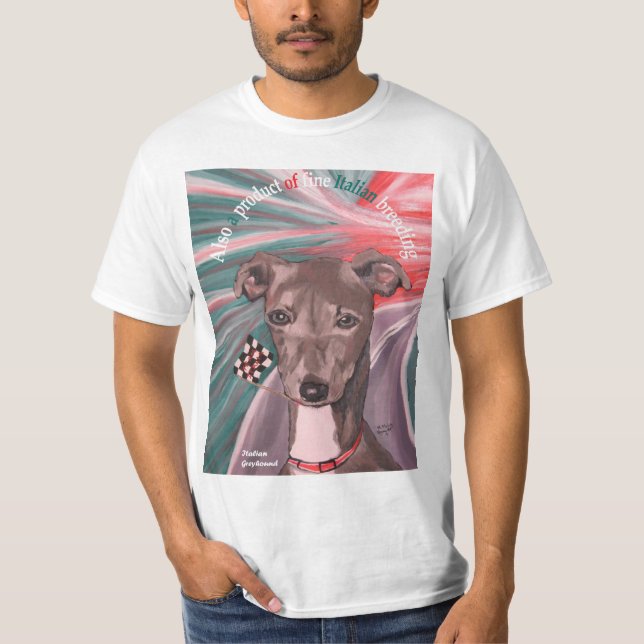 Italian Heritage Dog tee (Front)