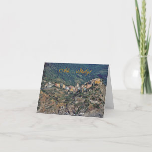 "Italian Hillside Village" Card