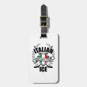 Italian Ice Hockey Luggage Tag