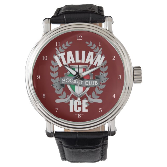 Italian Ice Hockey Wristwatch (Front)