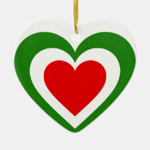 Italian Italy Flag Heart