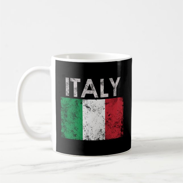 Italian Italy Flag Pride Coffee Mug (Left)