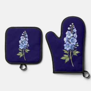 Italian Kitchen Botanical Serving Tray Oven Mitt & Pot Holder Set