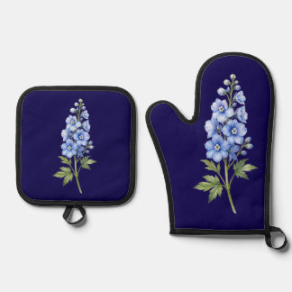Italian Kitchen Botanical Serving Tray Oven Mitt & Pot Holder Set