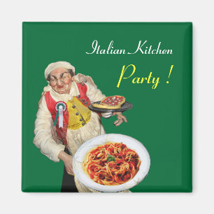 ITALIAN KITCHEN ,green Magnet