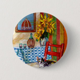 ITALIAN KITCHEN IN FLORENCE 6 CM ROUND BADGE