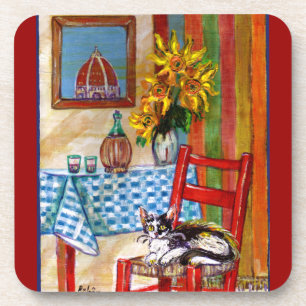 ITALIAN KITCHEN IN FLORENCE COASTER