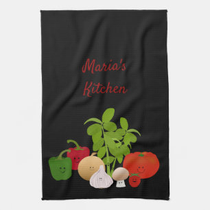 Italian Kitchen Personalised Tea Towel