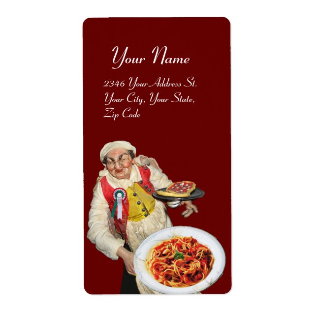 ITALIAN KITCHEN red green white (Front)