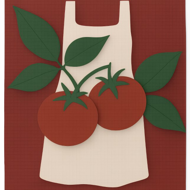 Italian Kitchen Tomatoes Tea Towel — Bold Chef (Rustic tomato kitchen towel perfect for farmhouse decor and foodie gifts.)