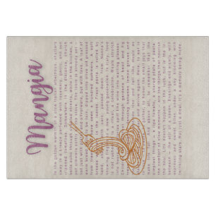 Italian Kitchen Wall Art “Mangia” Food Quote Cutting Board