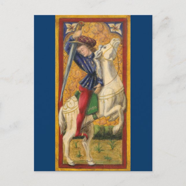Italian Knight Postcard (Front)