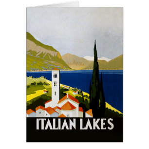 Italian Lakes Vintage Travel Italy