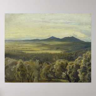 Italian Landscape, 1833 Poster