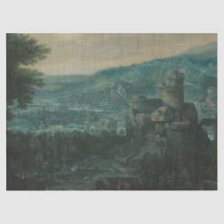Italian landscape tissue paper
