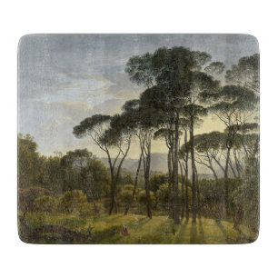 Italian Landscape with Umbrella Pine Trees (Voogd) Cutting Board