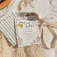 Italian Lemon Gender Neutral Baby Shower