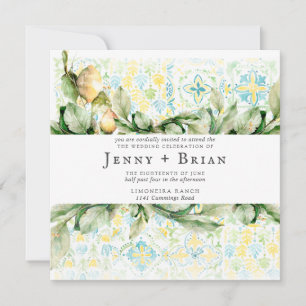Italian Lemon Grove Boho Botanical Wedding