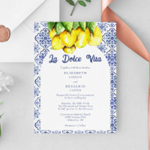 Italian Lemon La Dolce Vita Wedding Mediterranean
