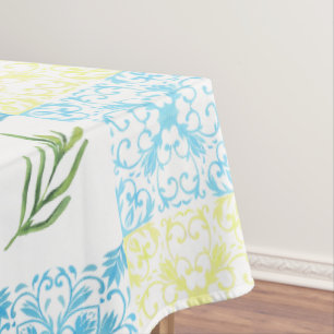 Italian Lemon Mediterranean Pattern Tablecloth