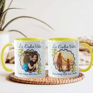 Italian Lemons La Dolce Vita 2 Photo Mother's Day Mug