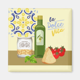 Italian Life Market Magnet